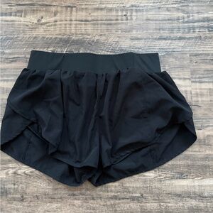 Women's Black Athletic Shorts